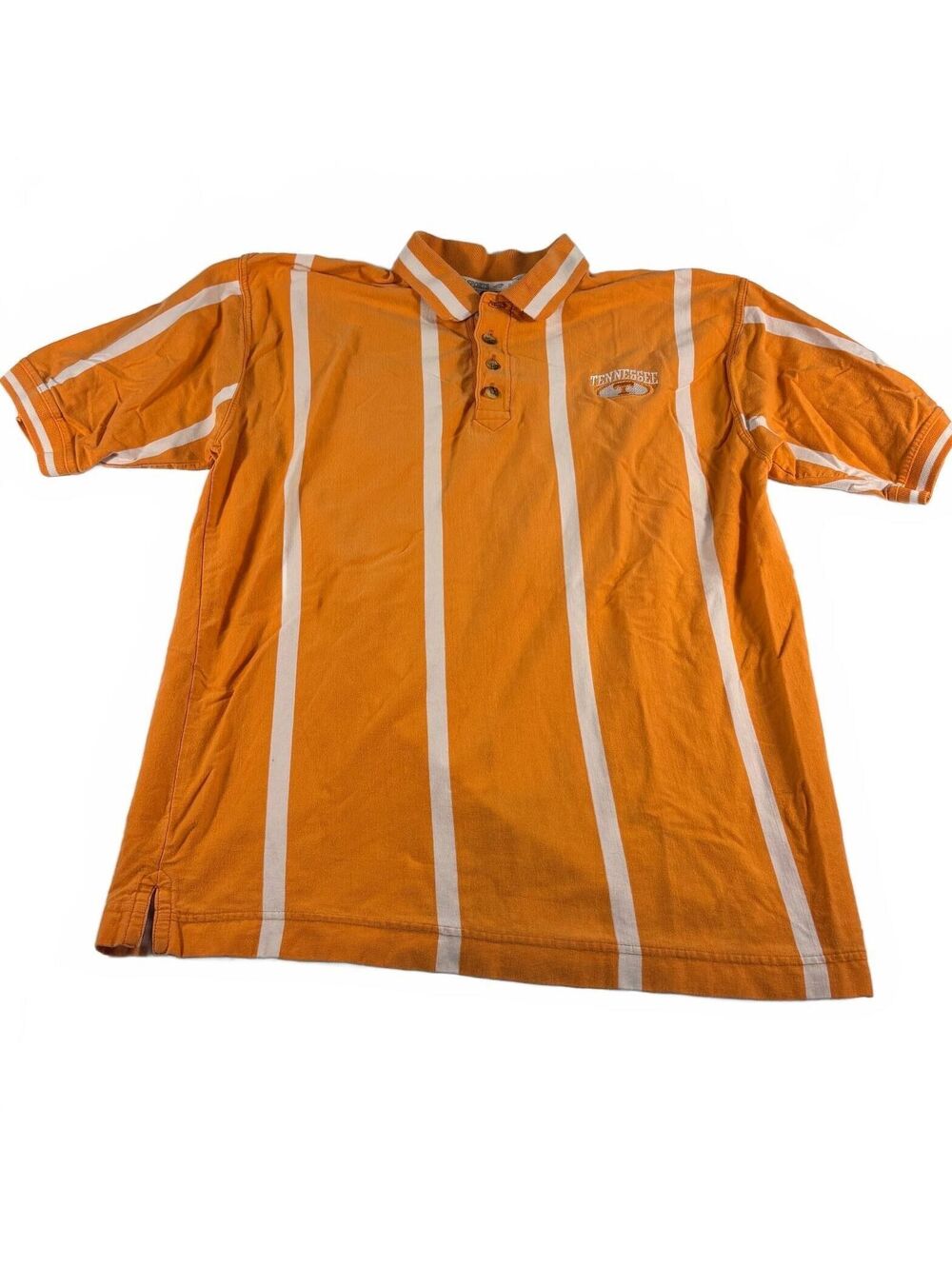Vintage Spike Sports Tennessee Volunteers Men's Orange Embroidered Polo XL